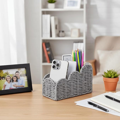 CubesLand Bedside Table Desk Organizer Caddy, Remote Pen&Pencil Holder Cup - Image 6