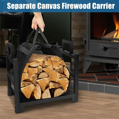 MOFEEZ Firewood Rack Log Holder Indoor - Image 2