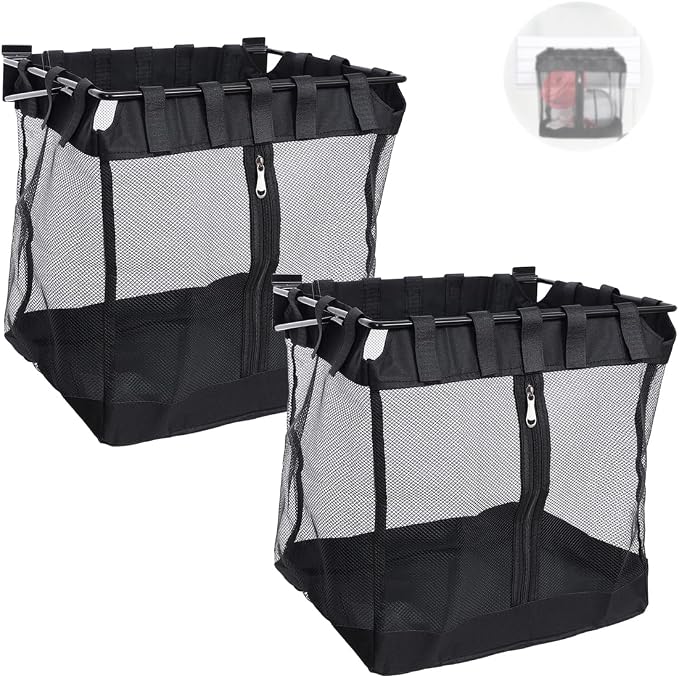 2Pcs Large Slatwall Baskets Mesh Slatwall Baskets by zjdbset