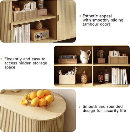 63" Sideboard Buffet Cabinet - Image 5