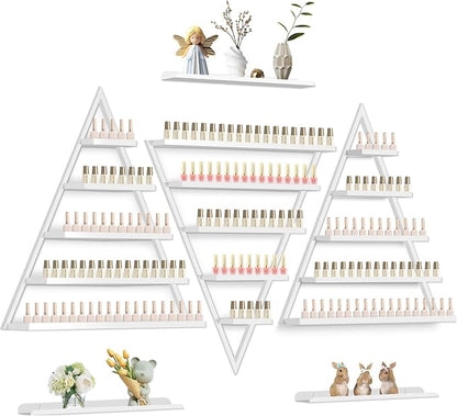 EBANKU 6PCS Nail Polish Racks 5 Tiers Nail Polish Shelf by EBANKU