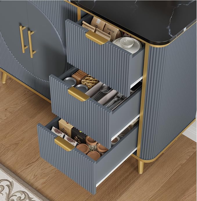 47.3" Modern Buffet Cabinet - Image 7