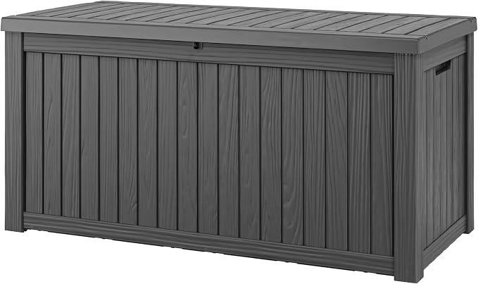 NUNU LAB 220 Gallon Outdoor Storage Box Waterproof, Outside Package Delivery by NUNULAB