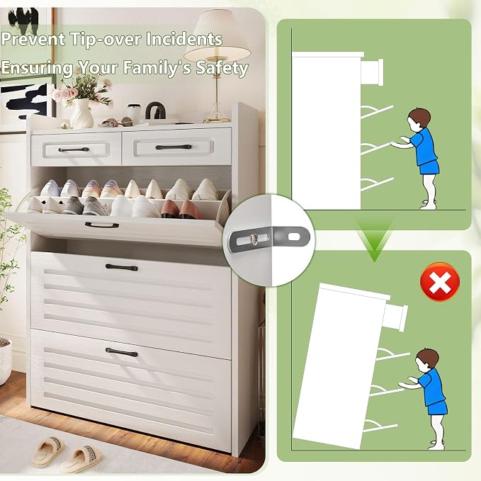 Shoe Cabinet Storage for Entryway - Image 6