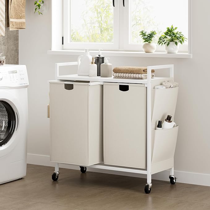 WOWLIVE Double Laundry Hamper - Image 4