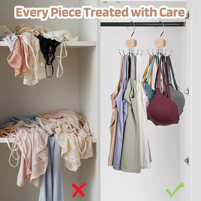 3 Pack Tank Top Hangers, 2025 Upgraded Bra Hanger - Image 5