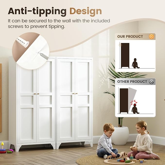Yizosh Metal Storage Cabinet - Image 7