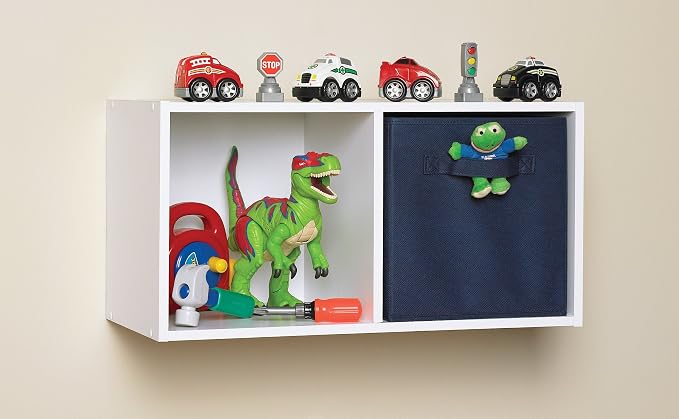 ClosetMaid Cubeicals 2 Cube Storage Shelf Organizer Bookshelf, Stackable or - Image 5