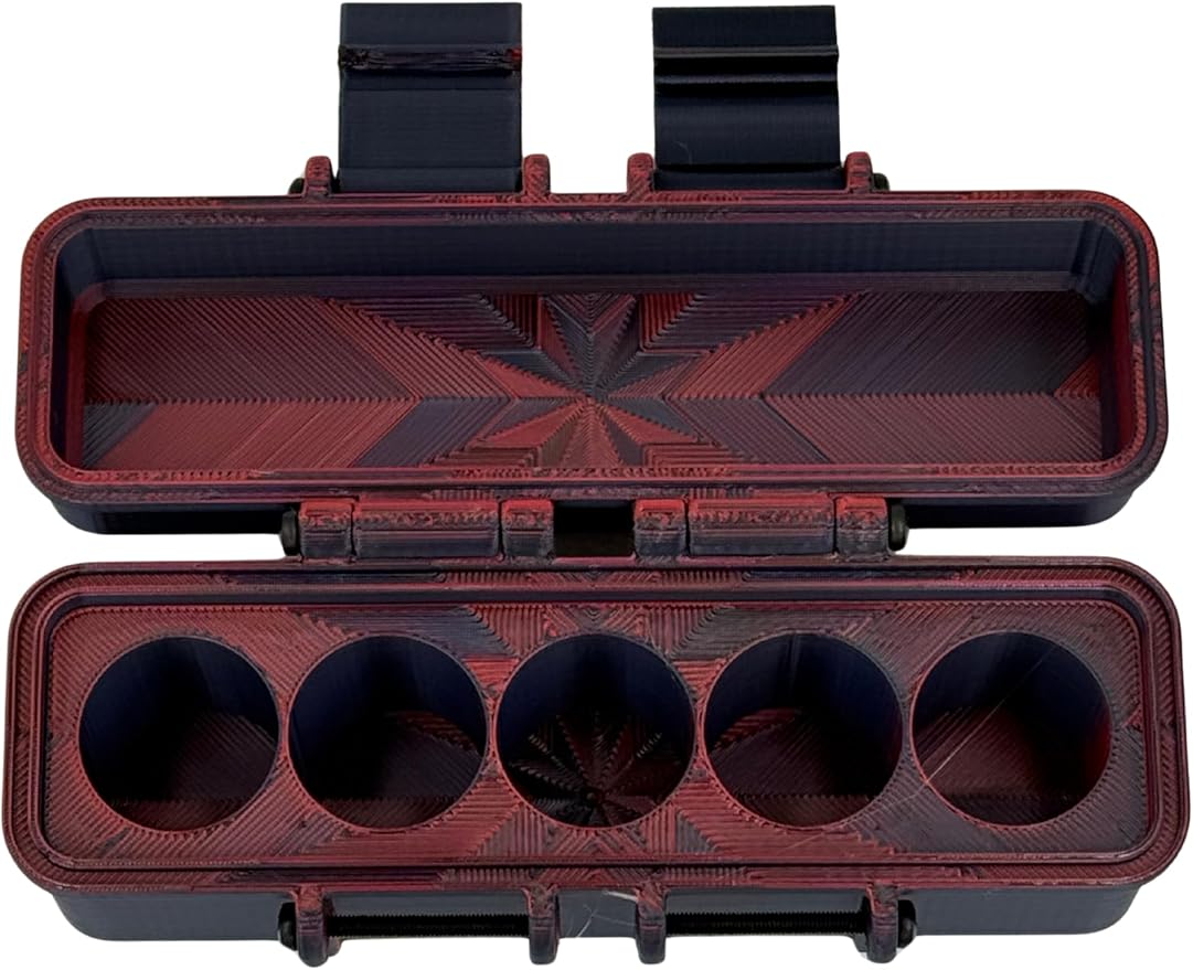 3D Printed Essential Oils Storage Case Compatible - 5ml Bottle Storage Box with by PlanitiaCorp