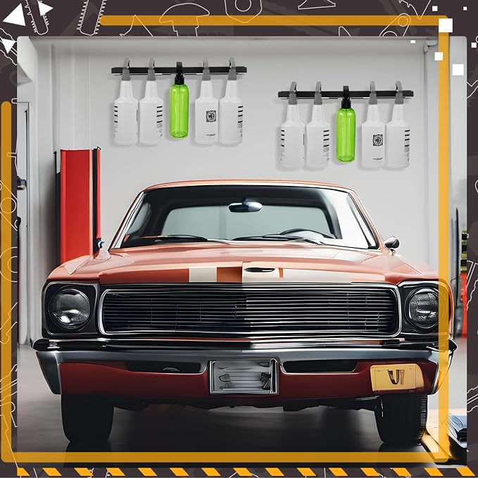 2 Pcs Spray Bottle Holder Wall Mounted Spray Bottle Storage Rack - Image 7