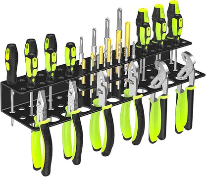 Screwdriver Holder Wall Mount, Heavy Duty Metal Utility Bit Organizer by TUSPEU