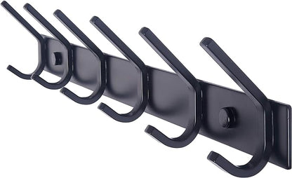WEBI Coat Rack Wall Mounted, 17-1/8 Inch Hooks by WEBI