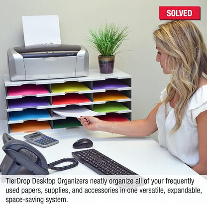 Ultimate Office TierDrop Desktop Organizer Document, and Classroom Sorter. 12 - Image 3