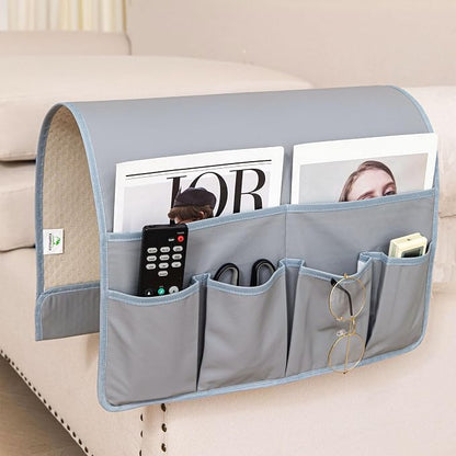 HAOMAIJIA Anti Slip Sofa Armrest Organizer Arm Chair Bedside Caddy Storage by HAOMAIJIA