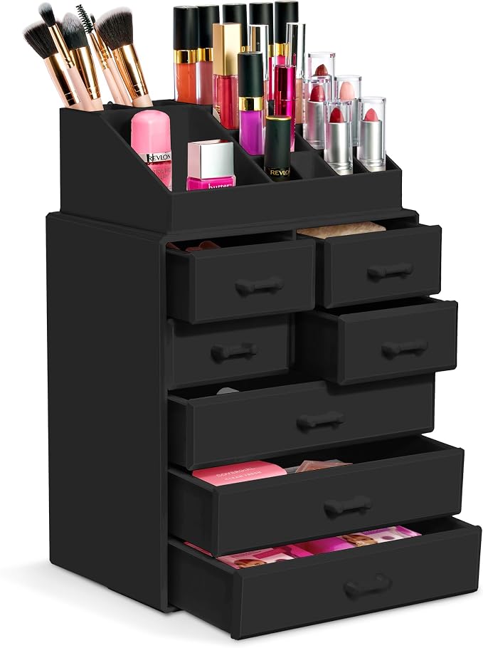 Sorbus Makeup Organizer, Brush Holder and Make Up Storage Drawers - Image 9