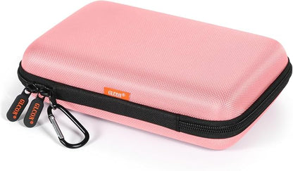 Large Hard Shell Carrying Case for External Hard Drive, Power Bank, Heart by GLCON