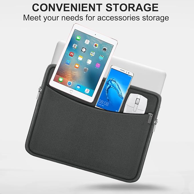 Laptop Case 15.6 inch, Shockproof Protective Laptop Cover Carrying Computer Bag - Image 2