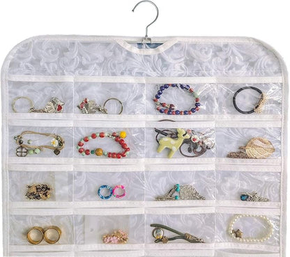 BB Brotrade Hanging Jewelry Organizer, Accessories Organizer, 80 Pocket - Image 2