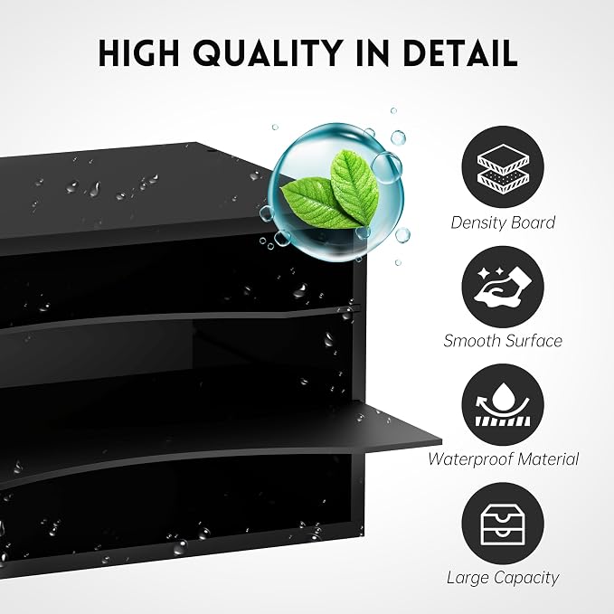 3 Tier Wood Desk Organizer, Mail Sorter and Paper Organizer - Image 5