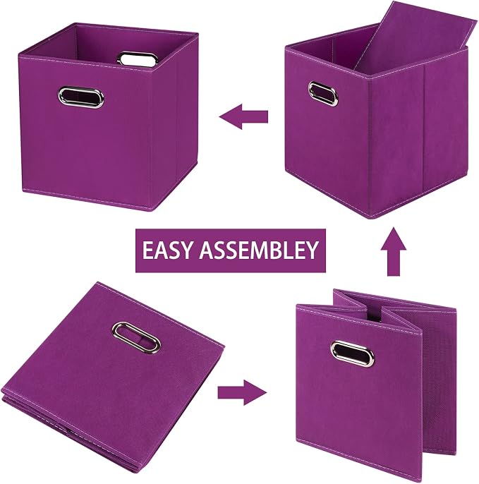 Fabric Cloth Storage Bins, Fabric Cube Organizer - Image 6