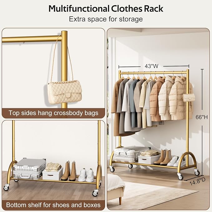 MISSLO Heavy Duty Clothing Rack - Image 5