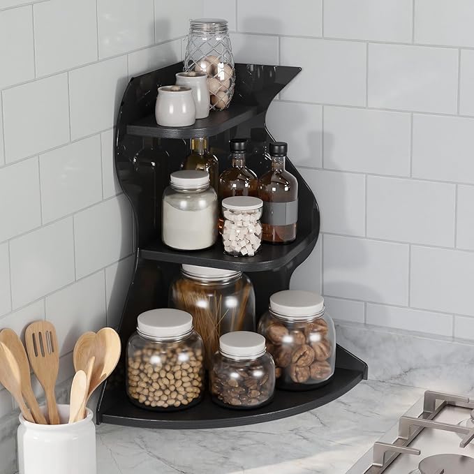 Bathroom Counter Organizer, Corner Bathroom Counter Organizer, Vanity Organizers - Image 4