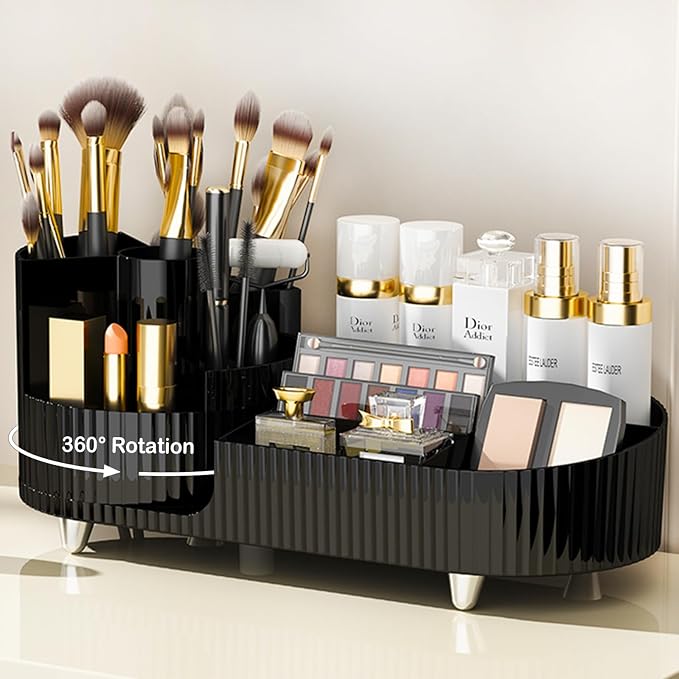 Rotating Makeup Organizer for Vanity by COMFYROOM