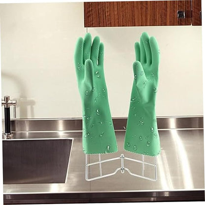 Glove Drying Rack, 14.7 Inch Stainless Steel Vertical Glove Holder, Collapsible - Image 2