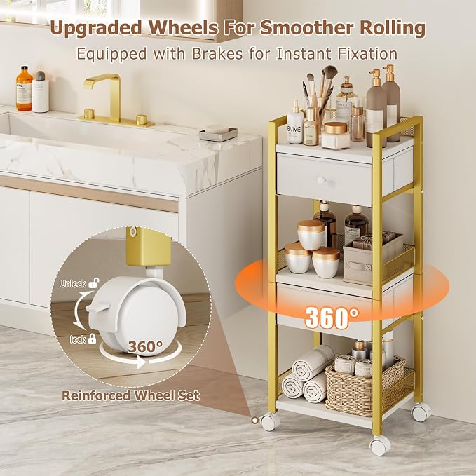 Flycity Makeup Organizer Cart - Image 4