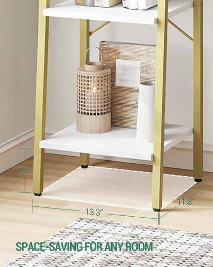 Hzuaneri Ladder Shelf, Freestanding Corner Storage Shelf | Bookcase - Image 5