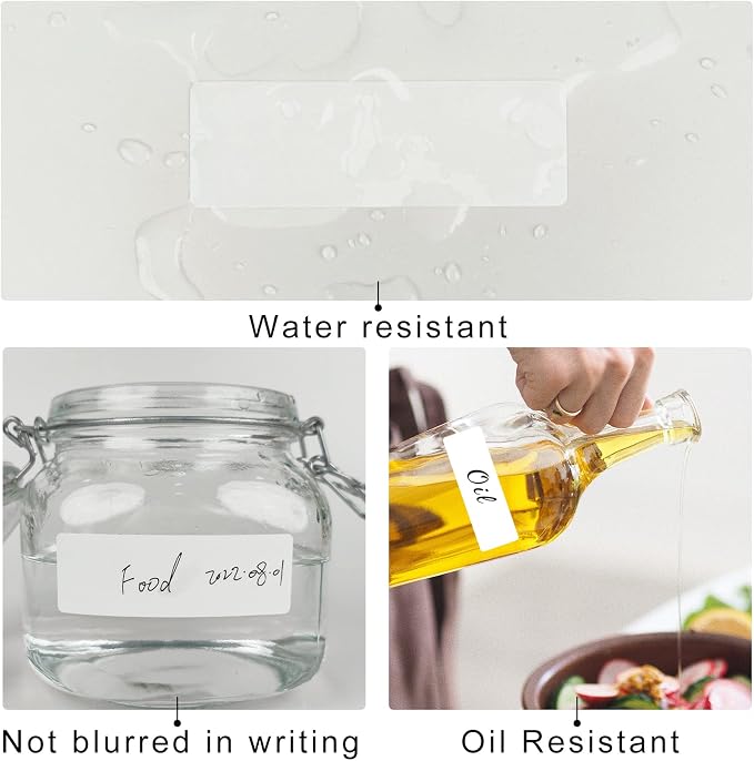 Removable Freezer Labels, Date Label 1x3 Inch Food Storage Stickers, Waterproof - Image 3