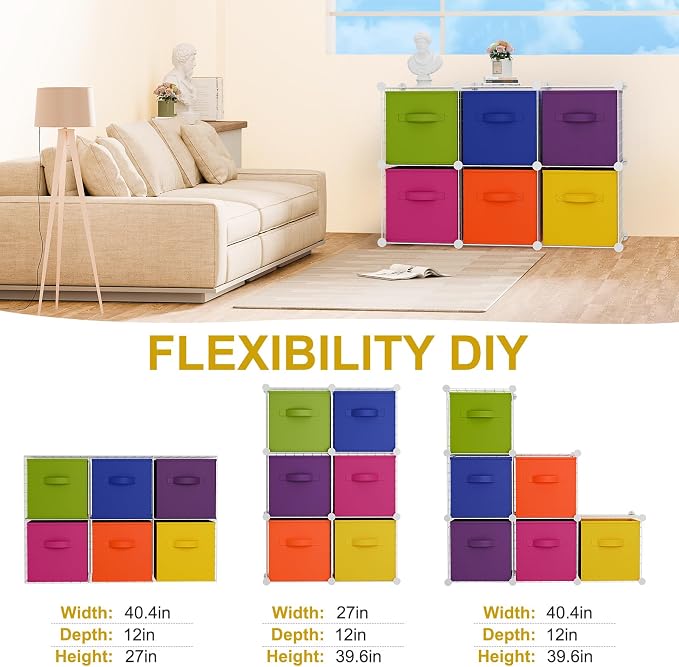 Leinuosen 6 Cube Storage Organizer - Image 6