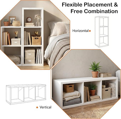 WannabeMyself【2026 Wooden Thick Frame】 3 Cube Storage Organizer - Image 4