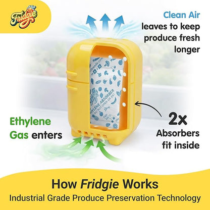 Fridgie Produce Saver, Ethylene Gas Absorber, Fresh Fruit Saver - Image 4
