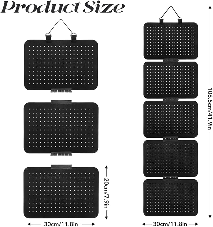 Hanging Enamel Lapel Pin Display Organizer, Large Capacity Brooch Storage Pages - Image 2