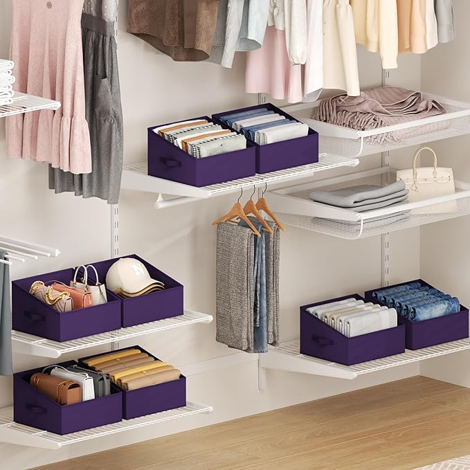 DIMJ Closet Storage Bins 10 Pack - Image 3
