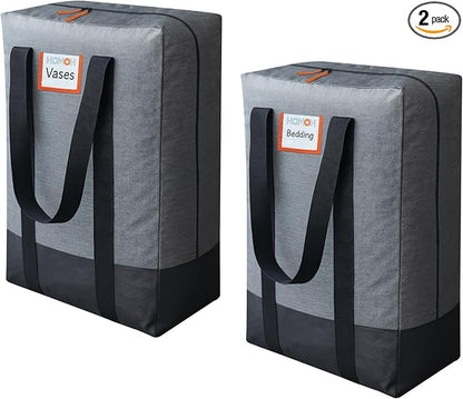 2 Pack Moving Bags, Heavy Duty Storage Bags by HOMOH