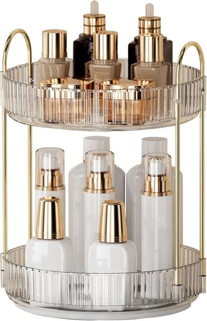 360° Rotating Makeup Organizer for Vanity by SiiMMM