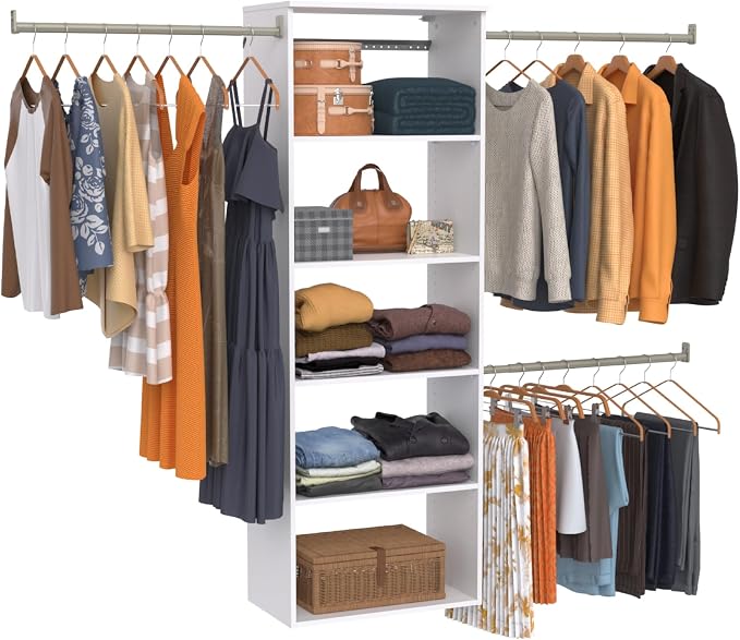 ClosetMaid SuiteSymphony Hanging Closet Kit Includes Tower, Closet Rods - Image 4