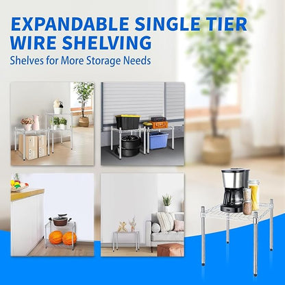 Simple Deluxe 1-Tier Shelving Unit - Image 4