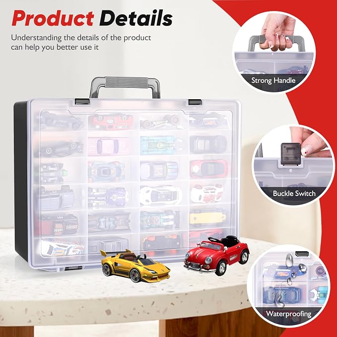 Toy Organizer.72 Compartments.Toy Storage Box Compatible - Image 5