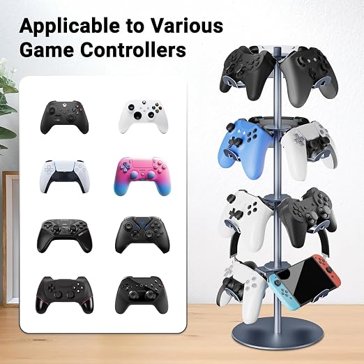 Gaming Controller Holder Aluminum Alloy 4 Layers, 360-degree rotatable - Image 4