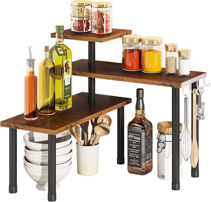 BMOSU Kitchen Corner Shelf Countertop Organizer by BMOSU