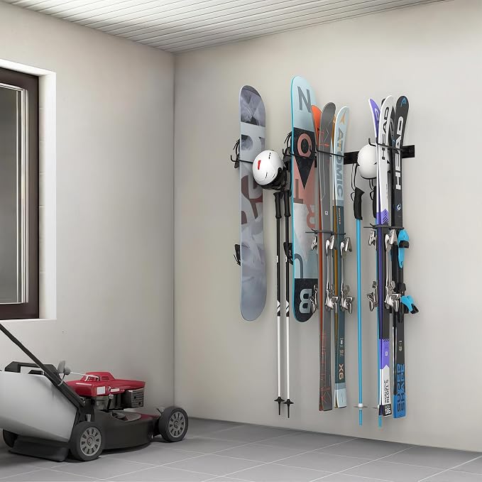 WALMANN Garage Ski Rack, Indoor Ski Hangers - Image 2