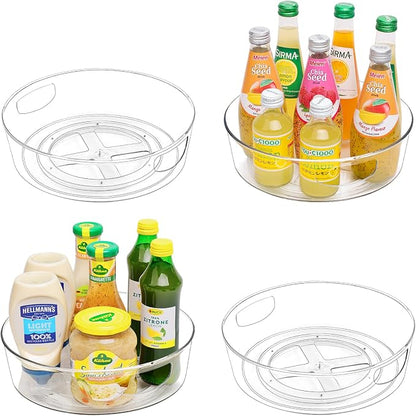 GUZON 4 Pack Lazy Susan Turntable by Guzon