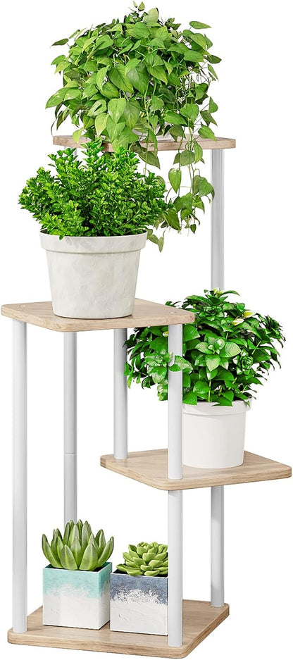 AZERPIAN Plant Stand 4 Tier Indoor Metal Flower Shelf by AZERPIAN