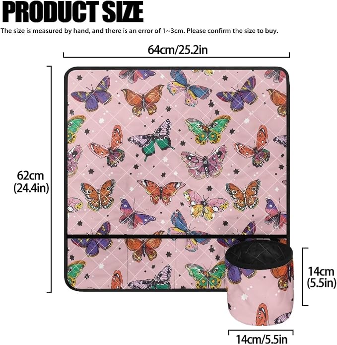 Butterfly Star Sewing Machine Mat Sewing Machine Carrying Pad Organizer - Image 5