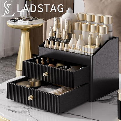 Make up Organizers for Vanity, Leather Makeup organizer for Vanity, Large - Image 2