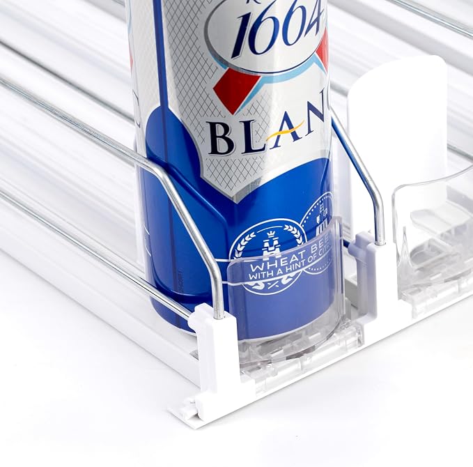 RULA Drink Organizer for Fridge, Self-Pushing Soda Can Dispenser for - Image 5