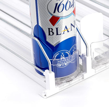 RULA Drink Organizer for Fridge, Self-Pushing Soda Can Dispenser for - Image 5
